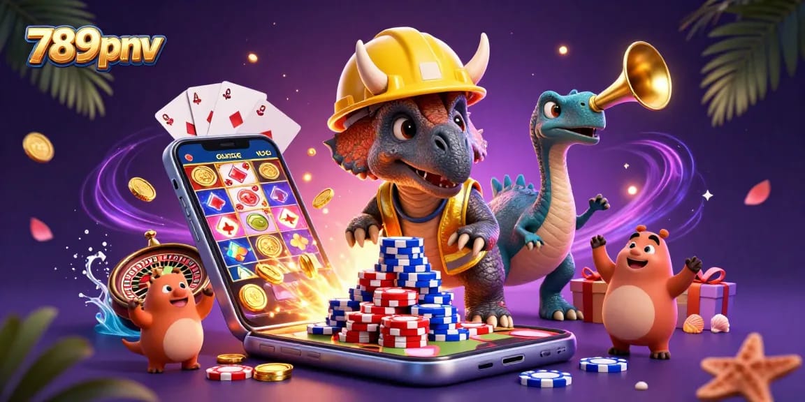 Experience thrilling gaming at 789pnv with vibrant characters and dynamic casino elements.
