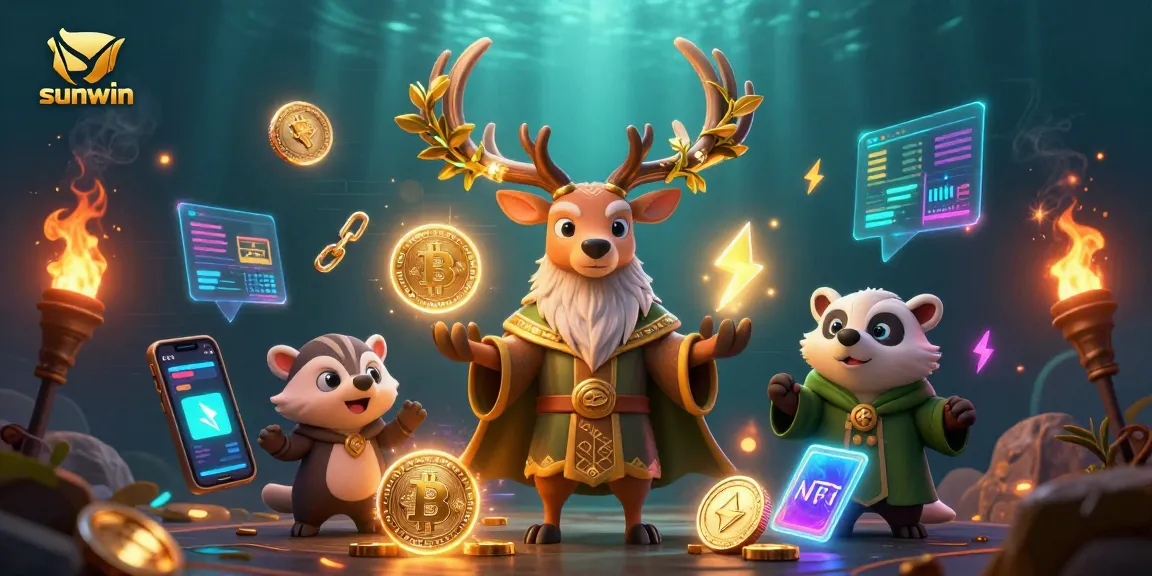 Experience thrilling wins at sunwin with a magical druid stag and cryptocurrency elements.