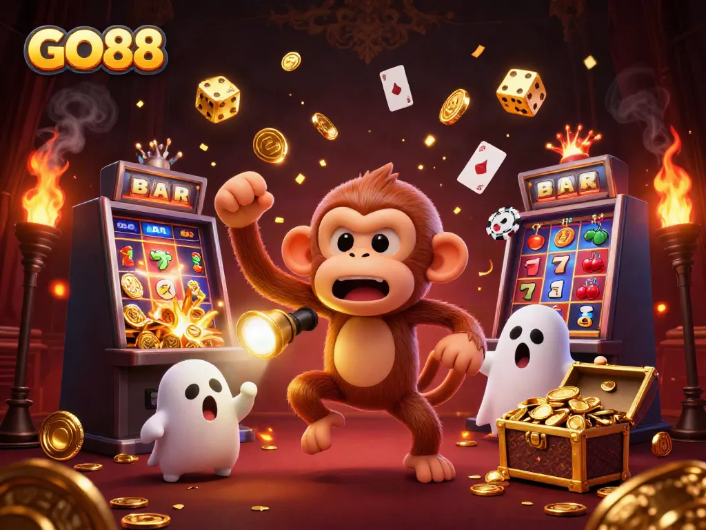 Engage in exciting gameplay with GO88’s dynamic 3D casino atmosphere filled with treasures and adventure.