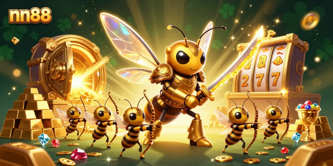 Experience big wins with nn88's colorful and engaging casino illustration featuring dynamic game elements.