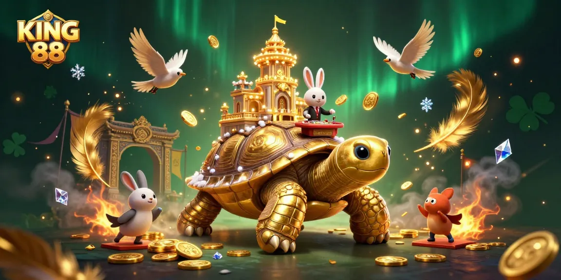 Experience the thrilling KING 88 casino with vibrant 3D elements and engaging action.