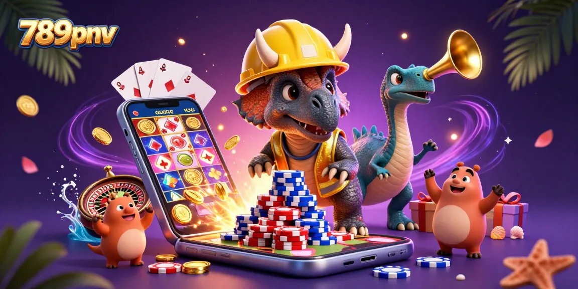 Experience thrilling gaming at 789pnv with vibrant characters and dynamic casino elements.
