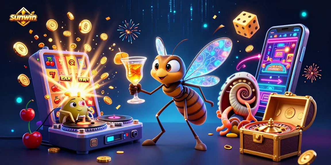 Experience excitement with sunwin’s vibrant casino scene featuring unique game elements and characters.