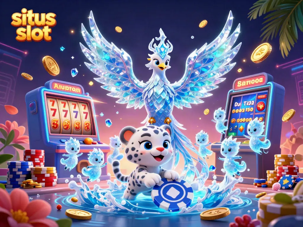 Spin and win at situs slot with vibrant characters, golden coins, and captivating visuals.