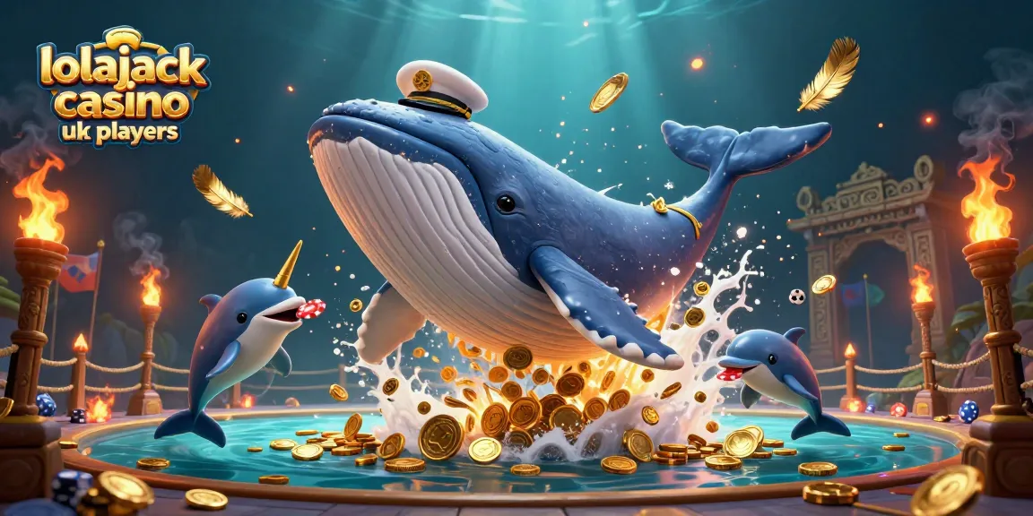 Experience thrilling wins at lolajack casino uk players with a vibrant 3D casino illustration.