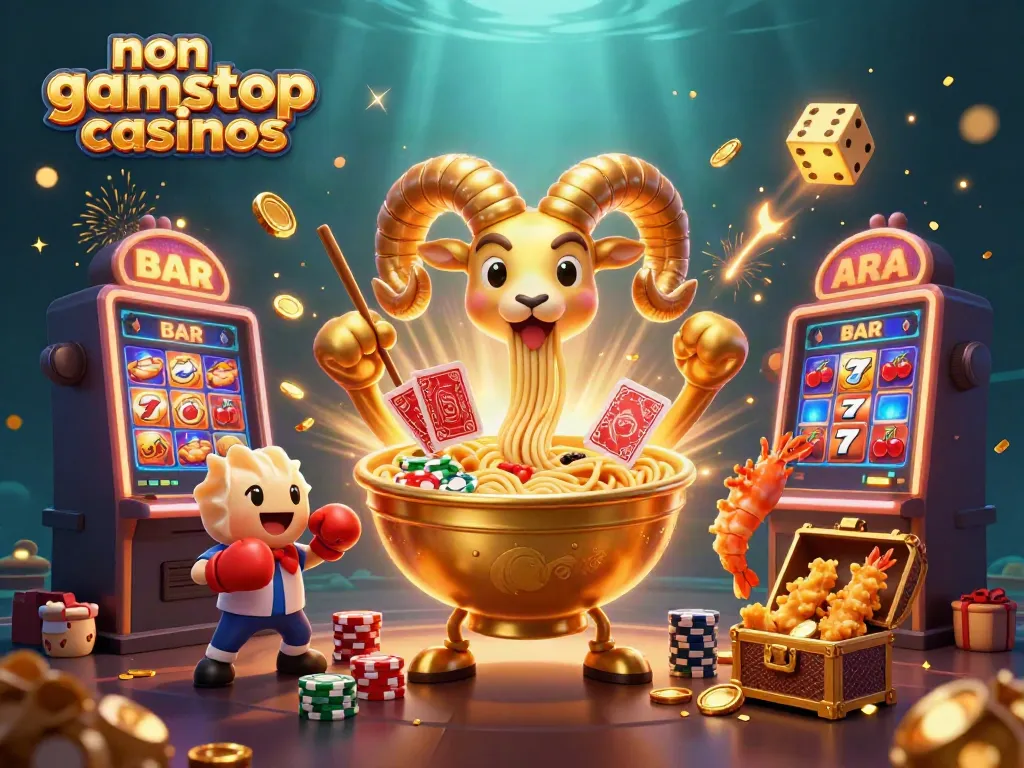 Engage at non gamstop casinos with vibrant characters and exciting slot elements, capturing the thrill of online gaming.