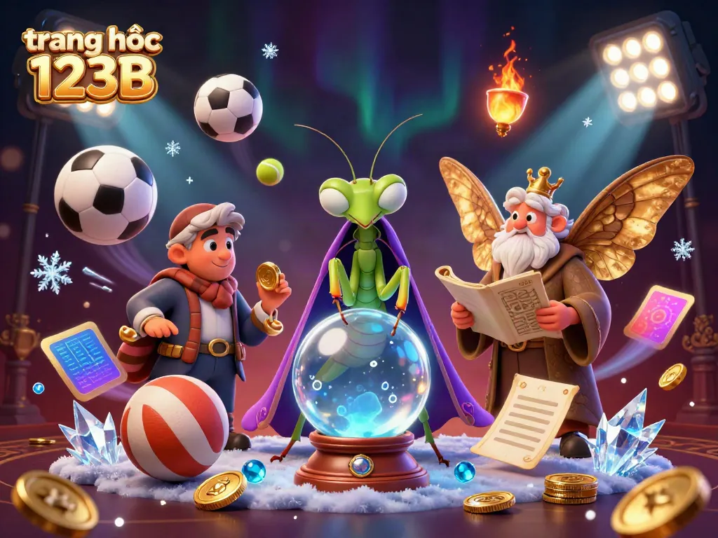 Experience immersive gaming with trang chủ 123B, featuring vibrant characters and dynamic sports elements.