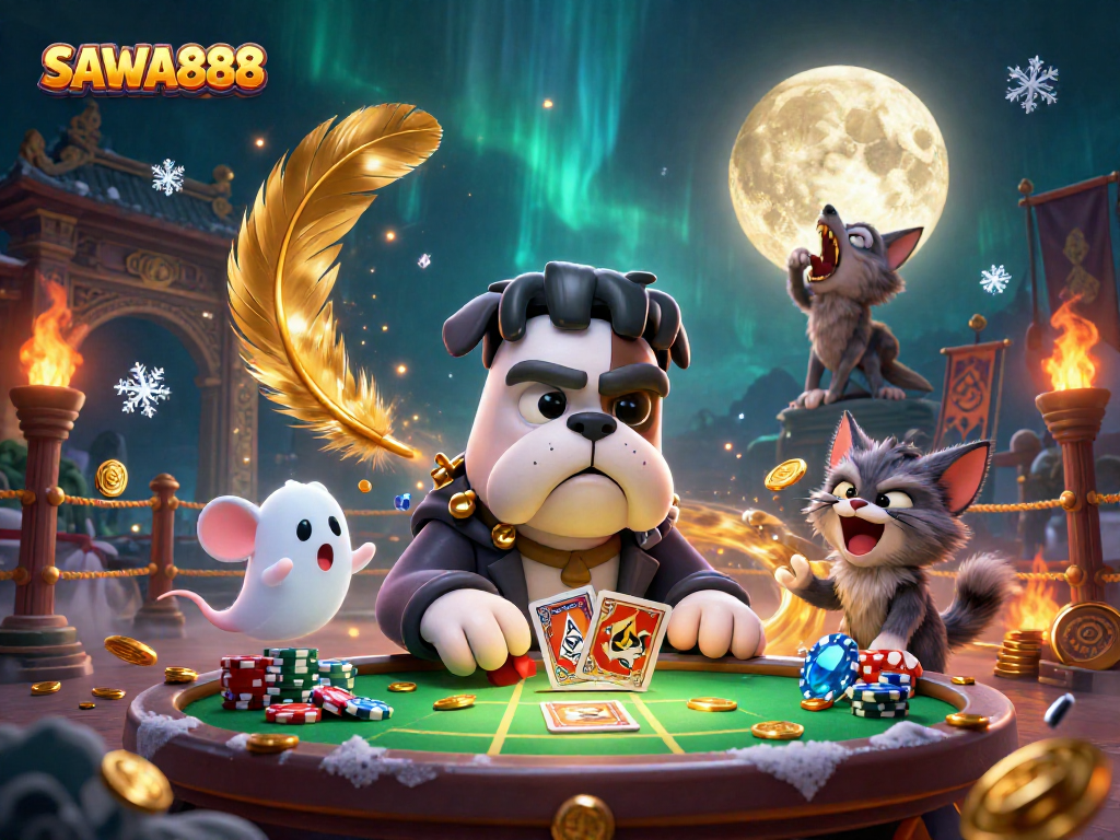 SAWA888 enhances slot gameplay with vibrant characters and dynamic elements.