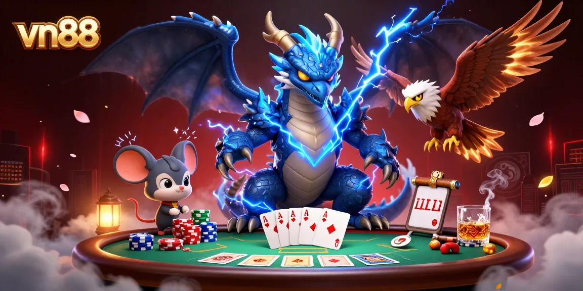 Experience vn88's vibrant poker scene with dynamic characters and exciting game elements.