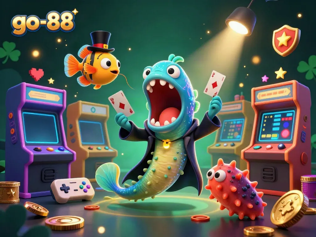 Experience vibrant entertainment at go-88 with magical ocean characters showcasing thrilling casino games.