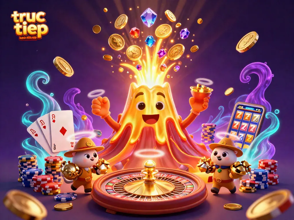 Engage with truc tiep keo nha cai in a vibrant scene of fortune and excitement in the casino world.