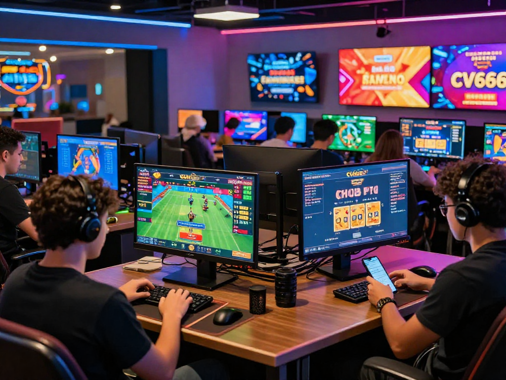 Exciting online betting activities on CV666 platform featuring players engaged in sports and casino games.