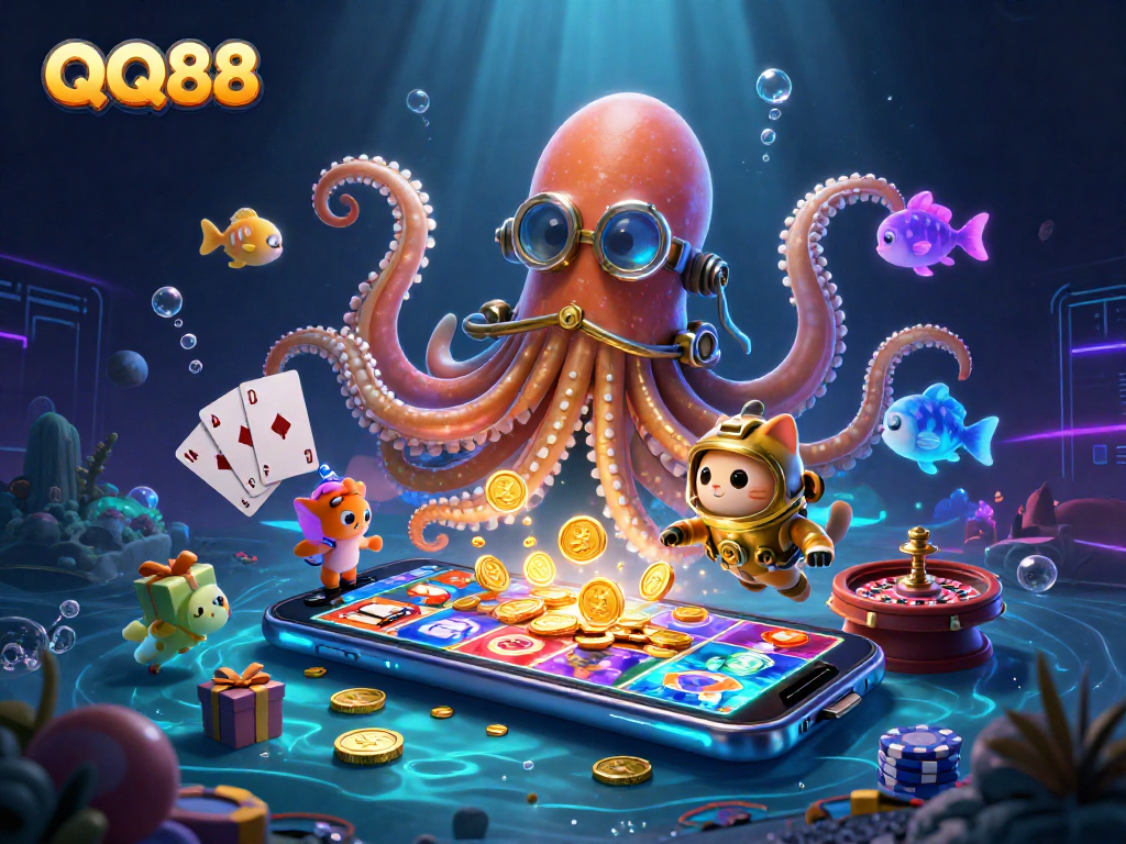 Join the adventure in QQ88 with a dive into the ocean of thrilling slot games and treasures!