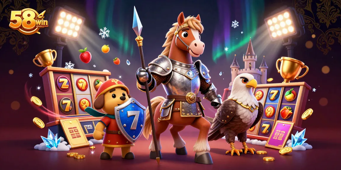 Experience 58win excitement with dynamic slot reels and a rich medieval theme.